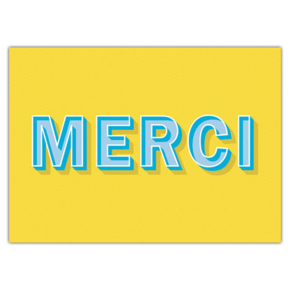 merci wenskaart
